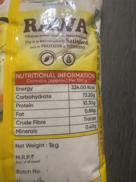 Roasted Rava((Udhaiyam) 1kg - Image 3