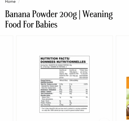 TN banana powder 200gm - Image 2